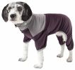 Pet Life Active 'Embarker' Heathered Performance 4-Way Stretch Two-Toned Full Body Warm Up