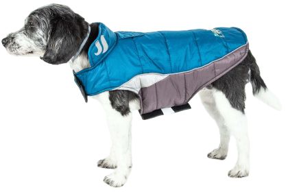 Helios Hurricane-Waded Plush 3M Reflective Dog Coat w/ Blackshark technology (size: small)