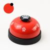 Pet Toy Training Called Dinner Small Bell Footprint Ring Dog Toys For Teddy Puppy Pet Call